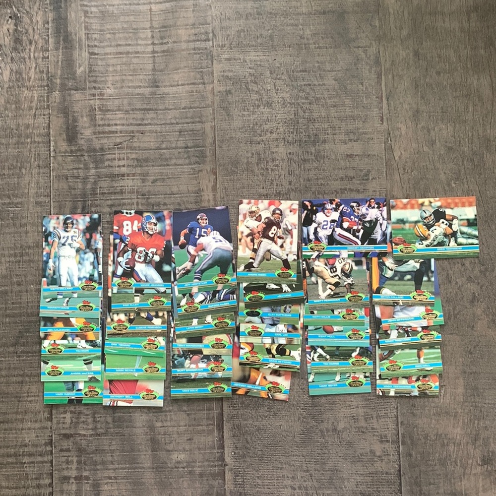 36 vintage trading cards TOPPS stadium club edition